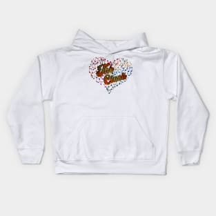 Colorful Heart Tone-The Clash Kids Hoodie